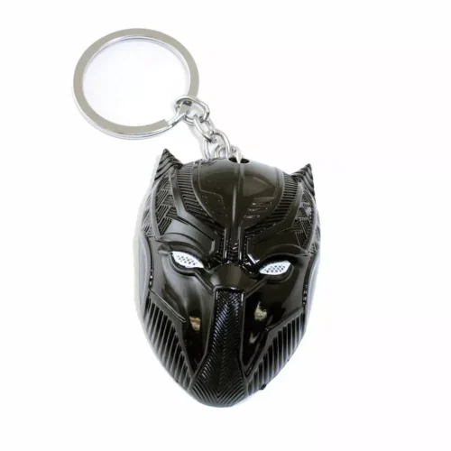 Heroic Charm of the Black Panther Keychain