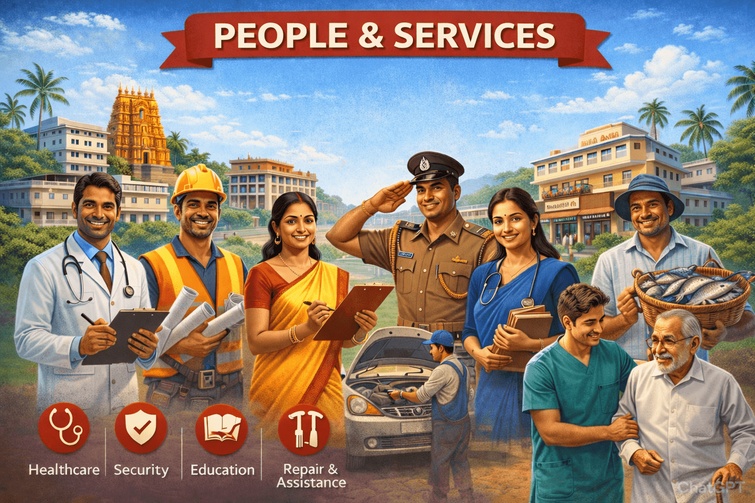 people and services in Northern Province